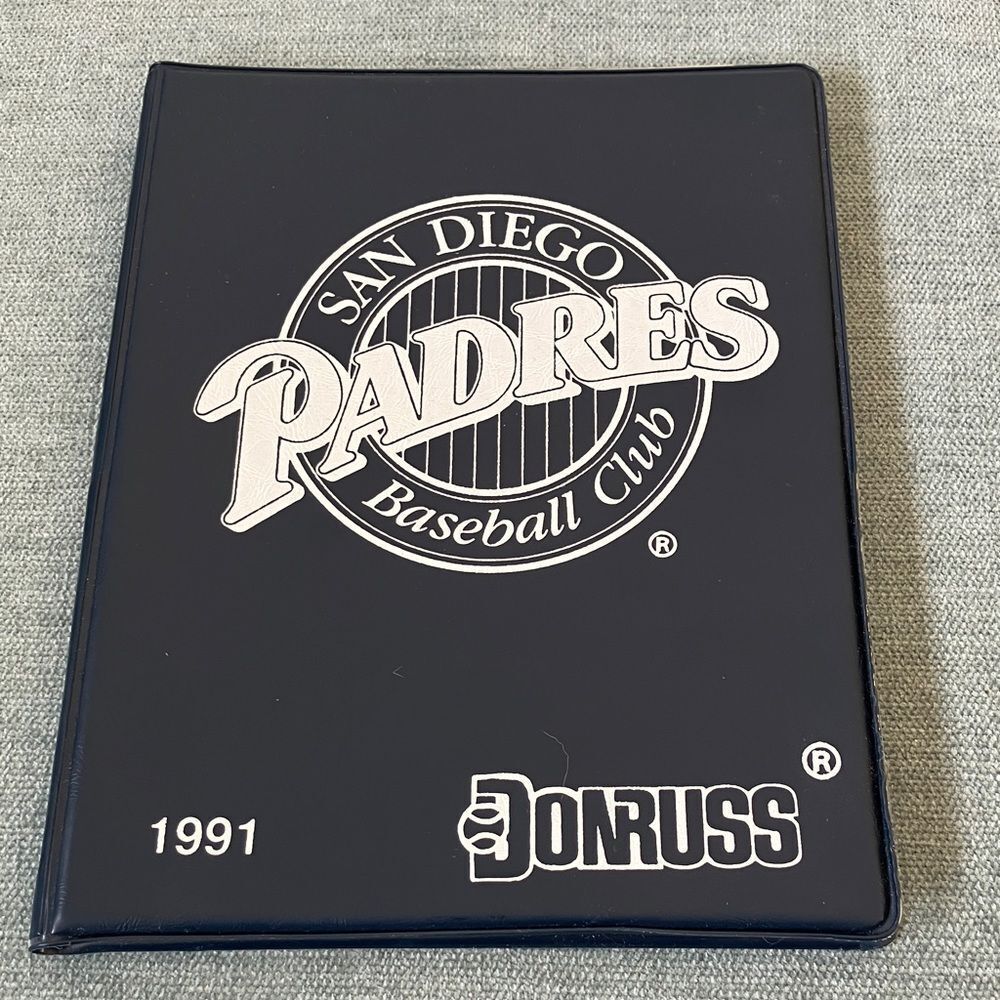 1991 Donruss San Diego Padres Baseball Club Baseball Card Book